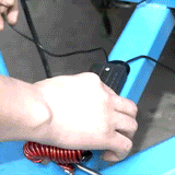 Trailer Breakaway Coiled Cable & Switch