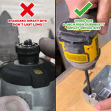 6-Inch High Durability Impact Driver Bits (10-Pack)