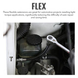 Flexible Extension Socket Bar Set