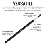 6-Inch High Durability Impact Driver Bits (10-Pack)