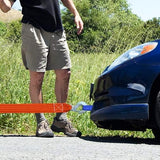 Strengthened Towing Strap With Hooks
