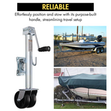 Heavy-Duty Dual Wheel Trailer Jack