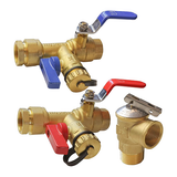 Tankless Water Heater Isolator Valve Kit