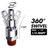 Industry Male Swivel Air Plug