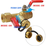 Tankless Water Heater Isolator Valve Kit