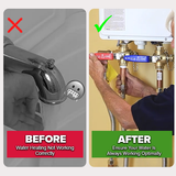 Tankless Water Heater Isolator Valve Kit