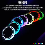 Unique LED Car Cup Holder