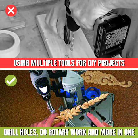 Portable Rotary Tool Workstation