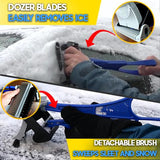 2-in-1 Heavy Duty Ice Dozer and Scraper