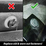 Car Fastener & Trim Kit with FREE 30PCS Spongy Cushion