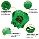 Multifeatured Leaf Scoops for easy use