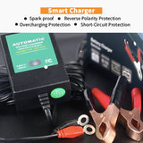 Motorcycle Battery With Smart Charger