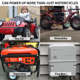 Motorcycle Battery With Smart Charger