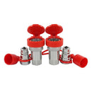 2-Set 1/2'' Ag Hydraulic Tractor Quick Connect Couplers with Dust Caps-1