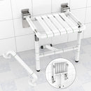Folding Shower Seat w/ Safety Grab Bar-1