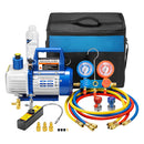 4 CFM Vacuum Pump & Manifold Gauge Kit-1