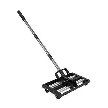 Lawn Leveling Rake with Aluminum Rollers