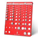 Wall-Mountable Bolt and Nut Identifier Gauge-1