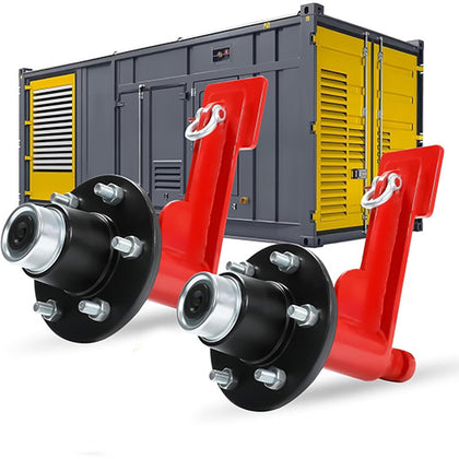 Heavy-Duty Shipping Container Wheel Axles