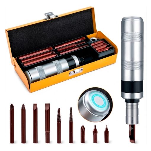 3/8-Inch Drive Manual Reversible Impact Driver Set