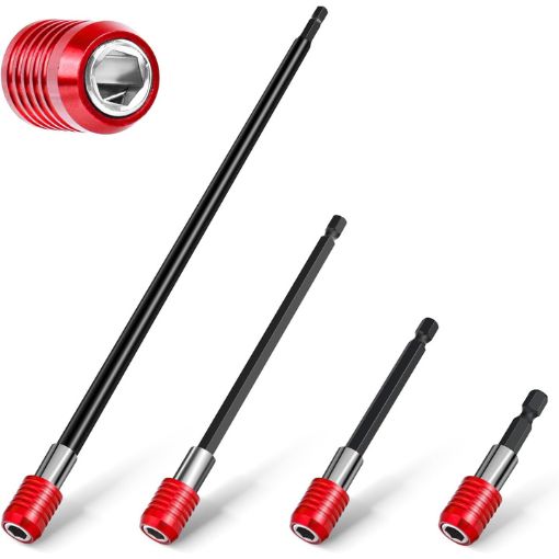 Quick Release Drill Extension Bit Holder Set