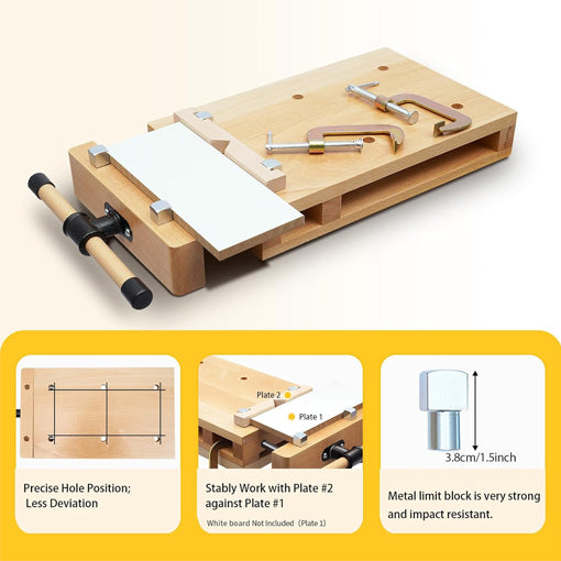 Hard Wood Workbench Desktop Woodworking Vise