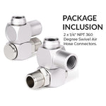1/4" NPT 360 Degree Swivel Air Hose Fitting
