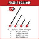Quick Release Drill Extension Bit Holder Set-10