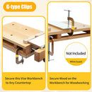 Hard Wood Workbench Desktop Woodworking Vise-11