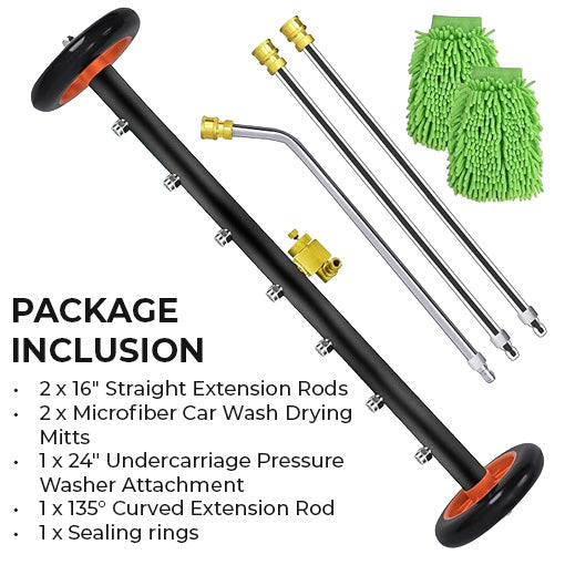 24-inch Pressure Washer Undercarriage Cleaner