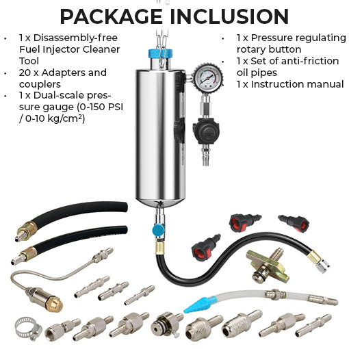 Disassembly-free Fuel Injector Cleaner Tool Kit