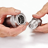 2-Set 1/2'' Ag Hydraulic Tractor Quick Connect Couplers with Dust Caps