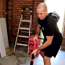 Electric Drywall Sander with Vacuum Dust Collector-2