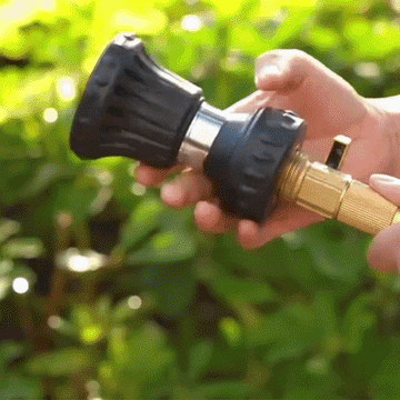 Fireman Style Hose Nozzle - 0