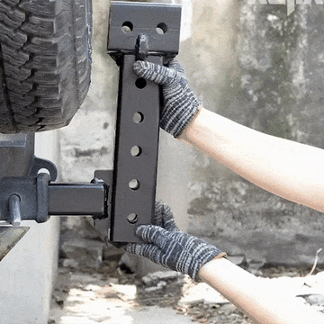 2-in-1 Drop/Rise Trailer Hitch Adapter - 0