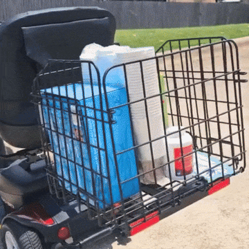 Mobility Scooters Folding Rear Basket - 0
