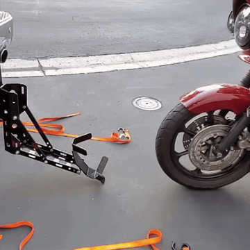 Motorcycle Trailer Hitch Tow Dolly Hauler - 0