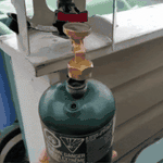Propane Refill Adapter with Valve and Gauge