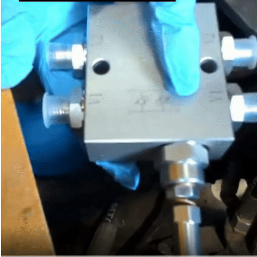 3/8” NPT Ports Dual Crossover Hydraulic Relief Cushion Valve