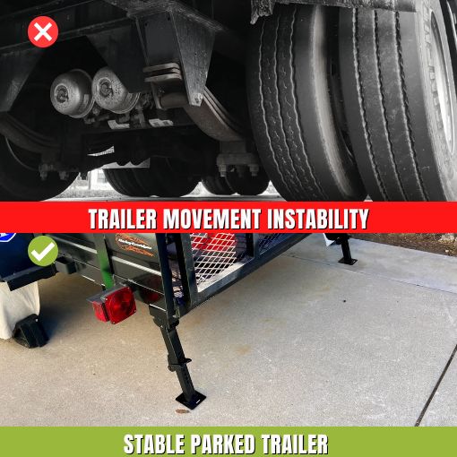 2-Pack Telescoping Trailer Stabilizer Jacks