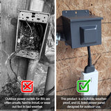 30 Amp RV Power Outlet Box with Breaker
