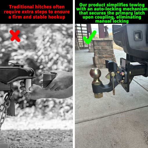 Ball and Pintle Hitch Hook Combination