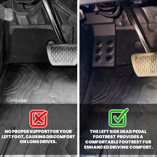 Left Side Dead Pedal Footrest