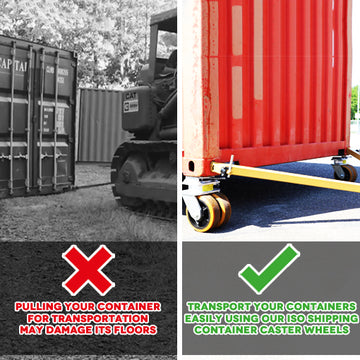 ISO Shipping Container Caster Wheels - 0