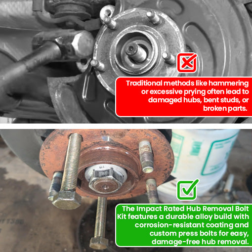 Impact Rated Hub Removal Bolt Kit