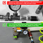 5-in-1 Universal Safety Exhaust Quick-Connect Coupler