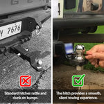 Anti-Rattle Silent Trailer Hitch Ball Mount