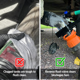 RV 45-Degree Reverse Flush Valve Attachment