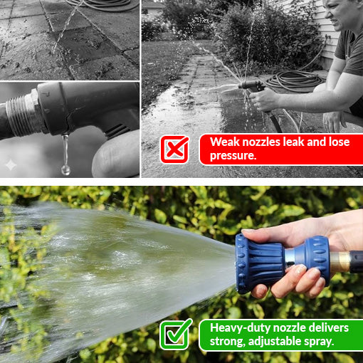 Fireman Style Hose Nozzle
