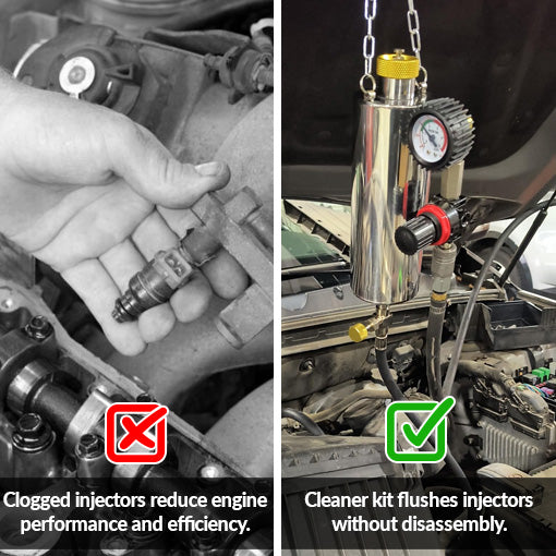 Disassembly-free Fuel Injector Cleaner Tool Kit